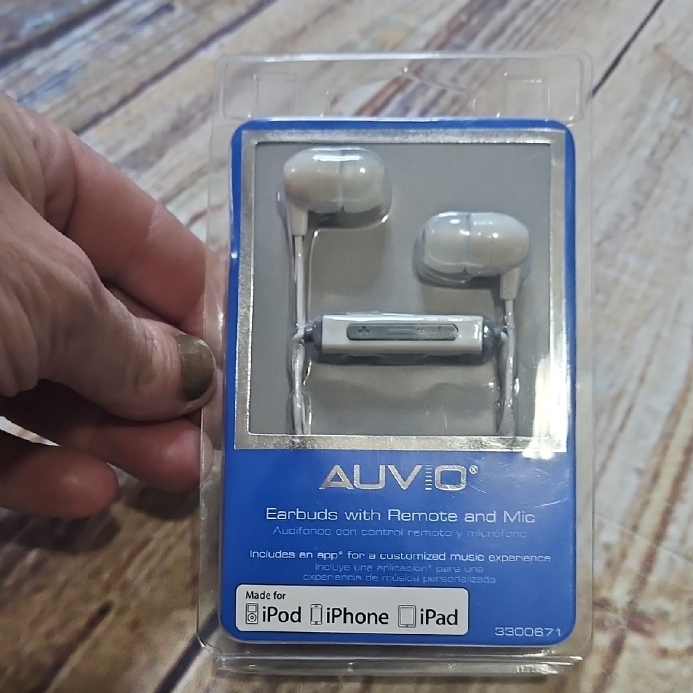 Ipod Iphone Ipad Auvio Earbuds‎ With Remote And Mic